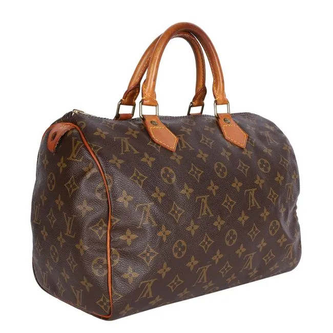 Monogram Canvas Speedy 30 Brown (Authentic Pre-Owned)