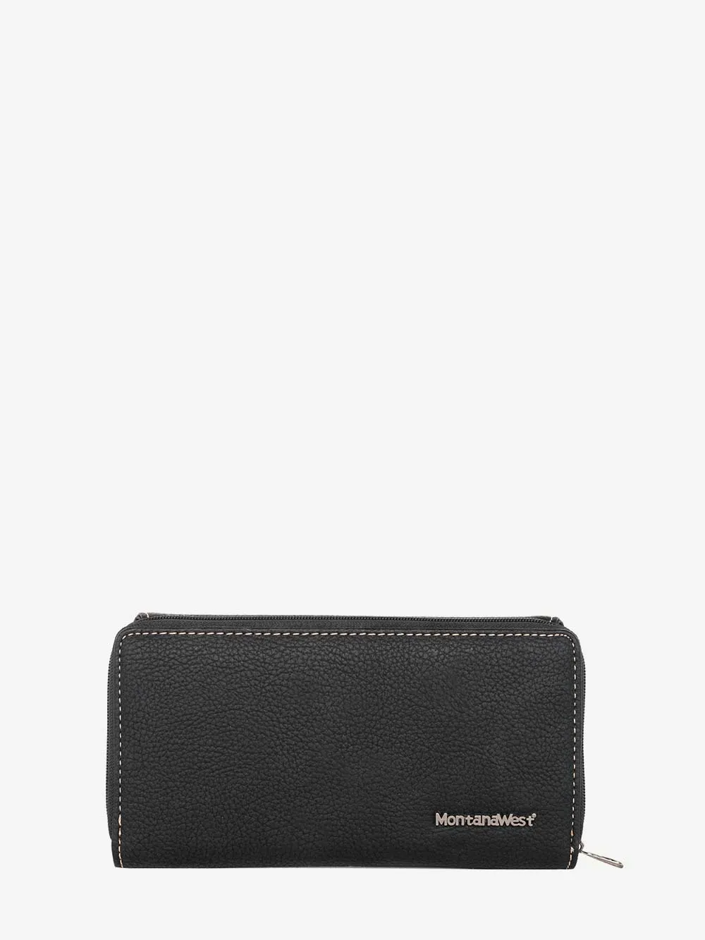 Montana West Concho Studs Whipstitch Wallet