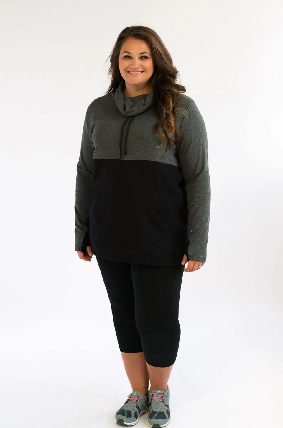 Nursing Sweatshirt Pullover - Colorblock