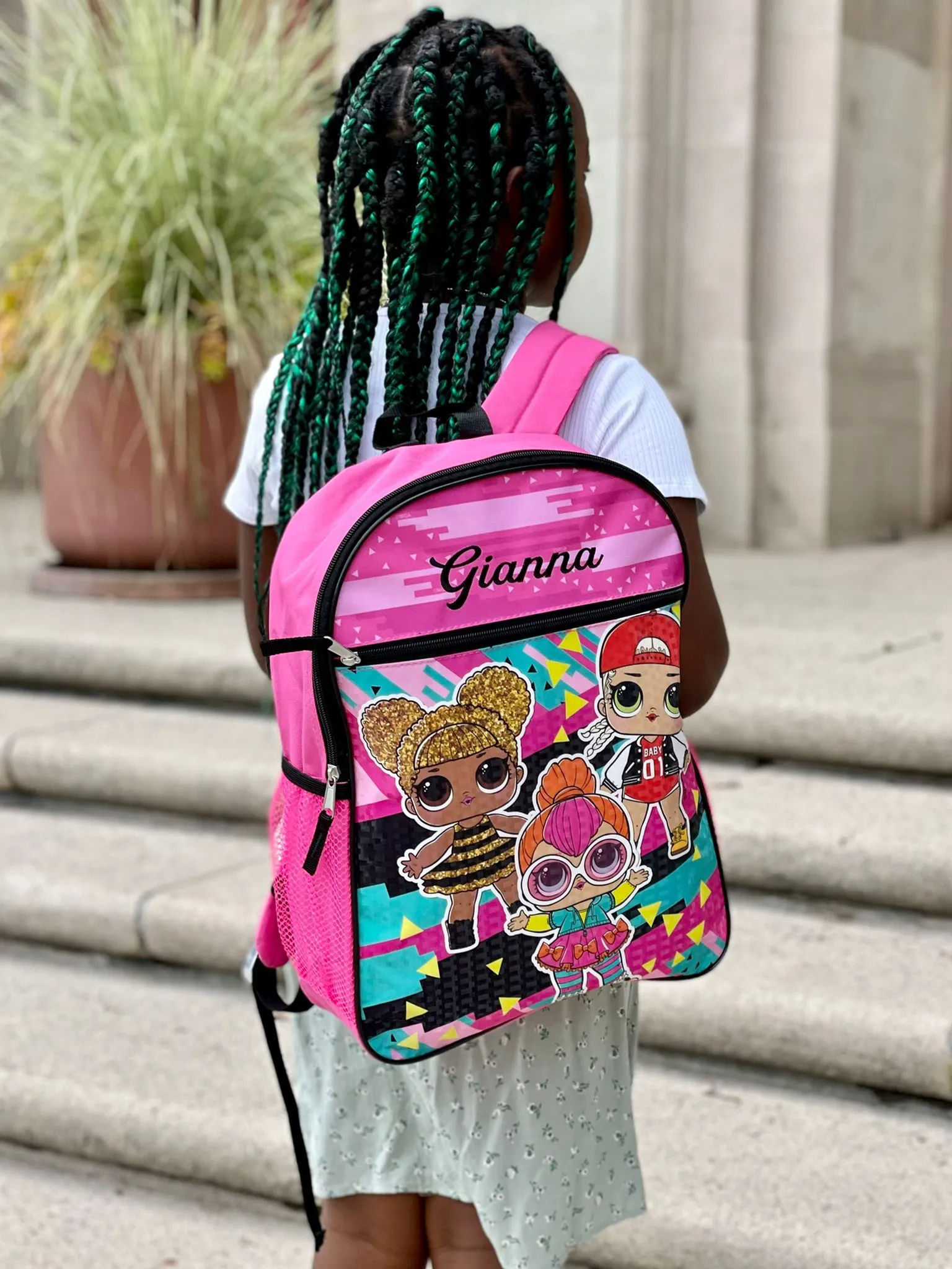 Personalized 16 Inch School Backpack - LOL Surprise