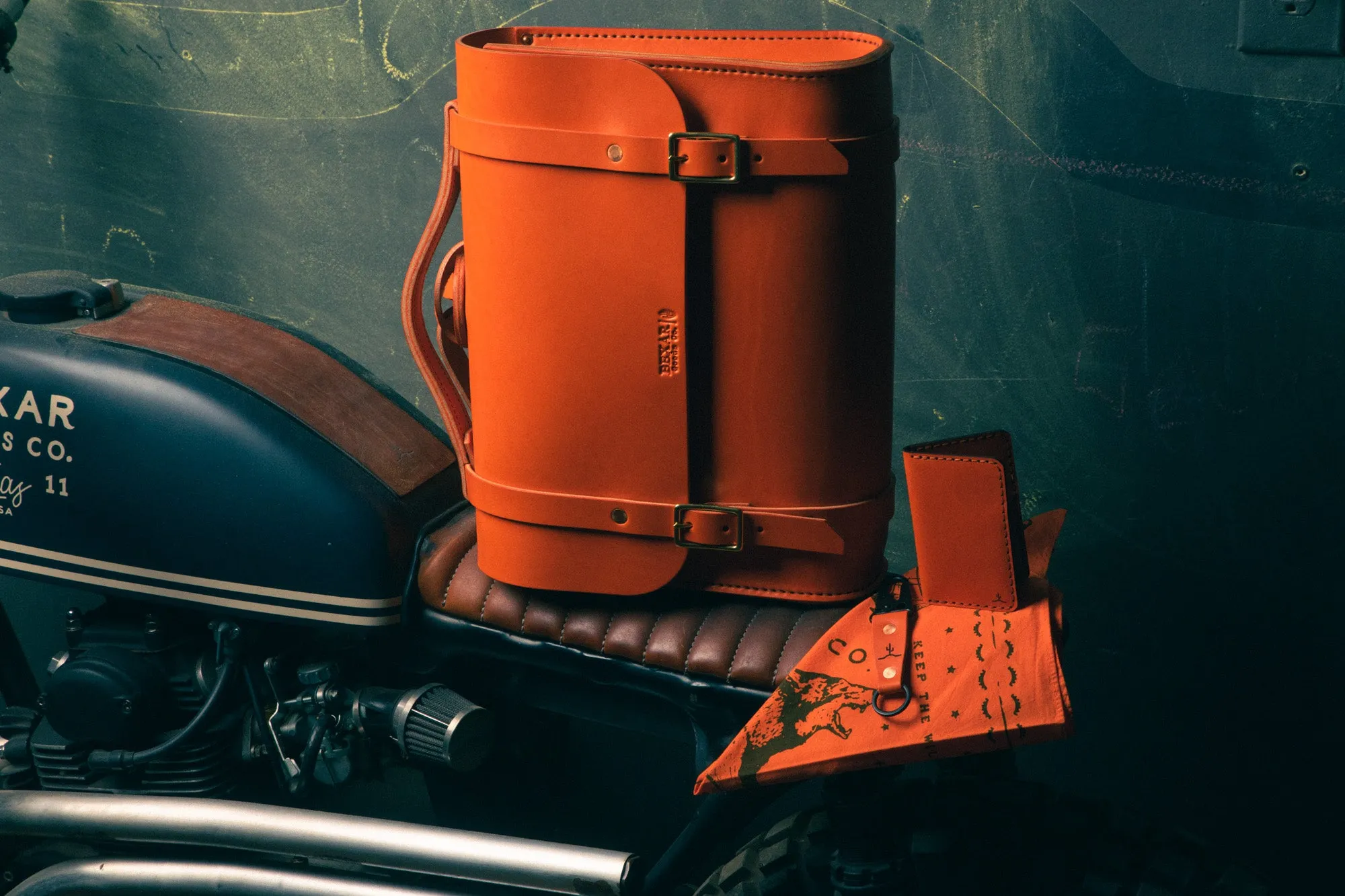 Porter Satchel // SOS Orange