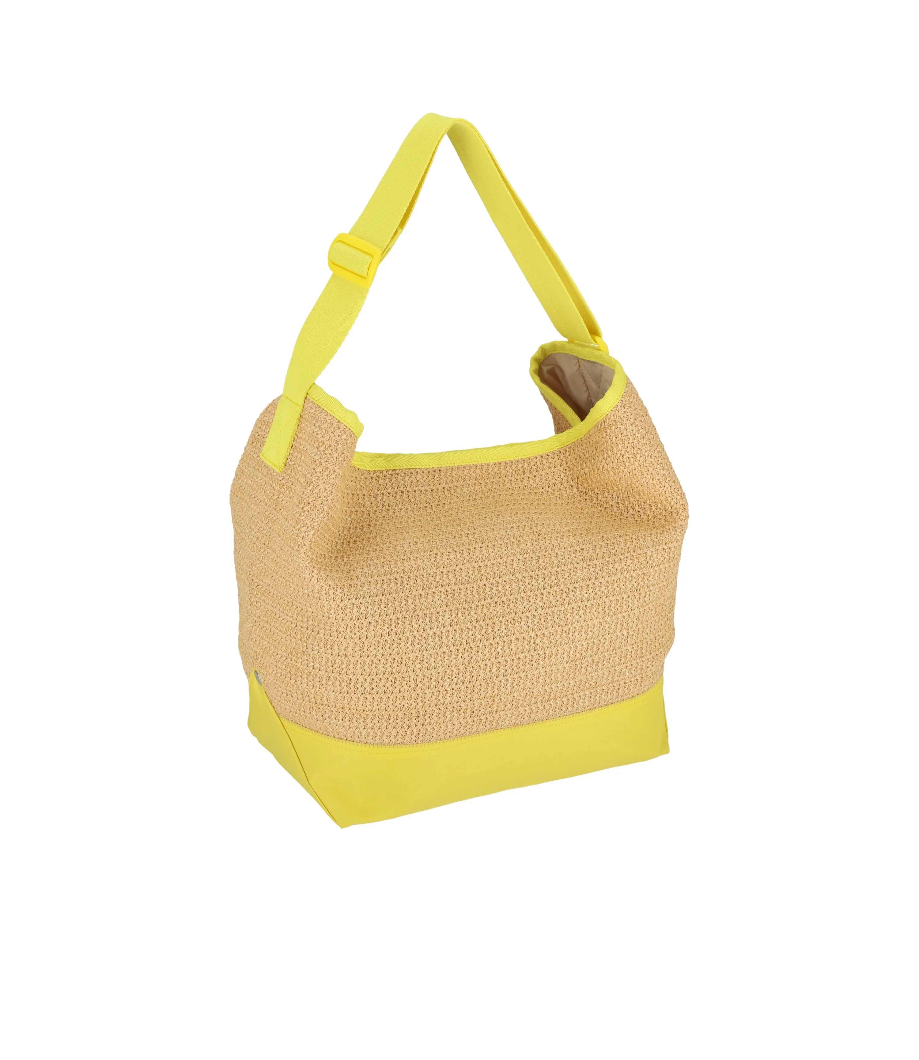 Raffia Large Shoulder Bag