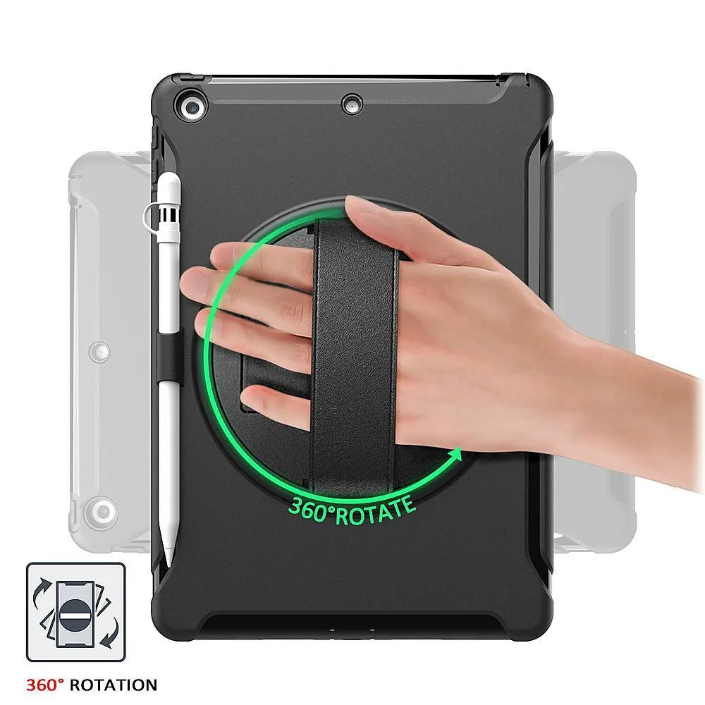 Raider Series Heavy Duty Hand Strap Case - iPad 10.2"