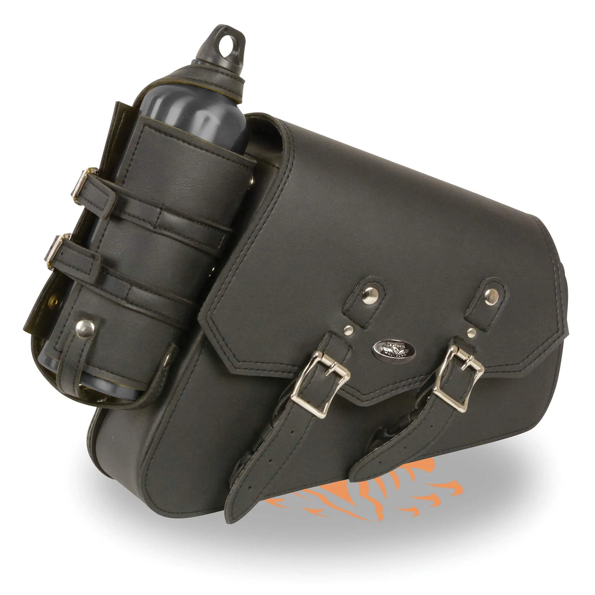 Right/left Side PVC Swing Arm Bag, Interior Gun & Ammo Holster (13X7X3)