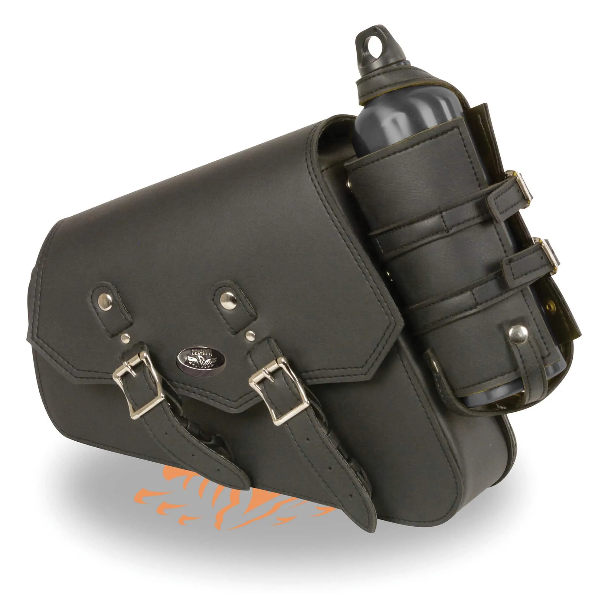 Right/left Side PVC Swing Arm Bag, Interior Gun & Ammo Holster (13X7X3)