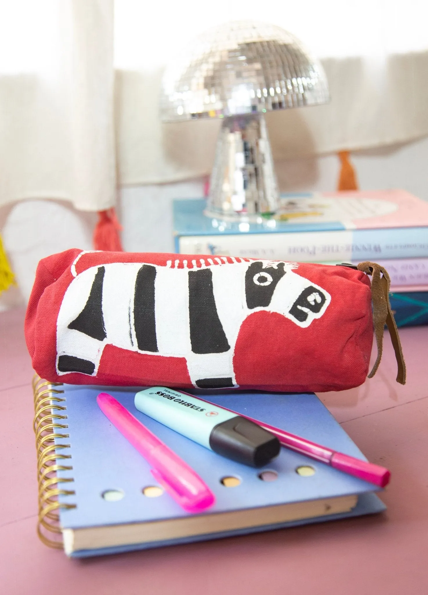 Safari Fun Zebra Pencil Case