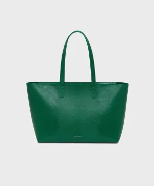 Small Zip Tote - Emobssed Leaf