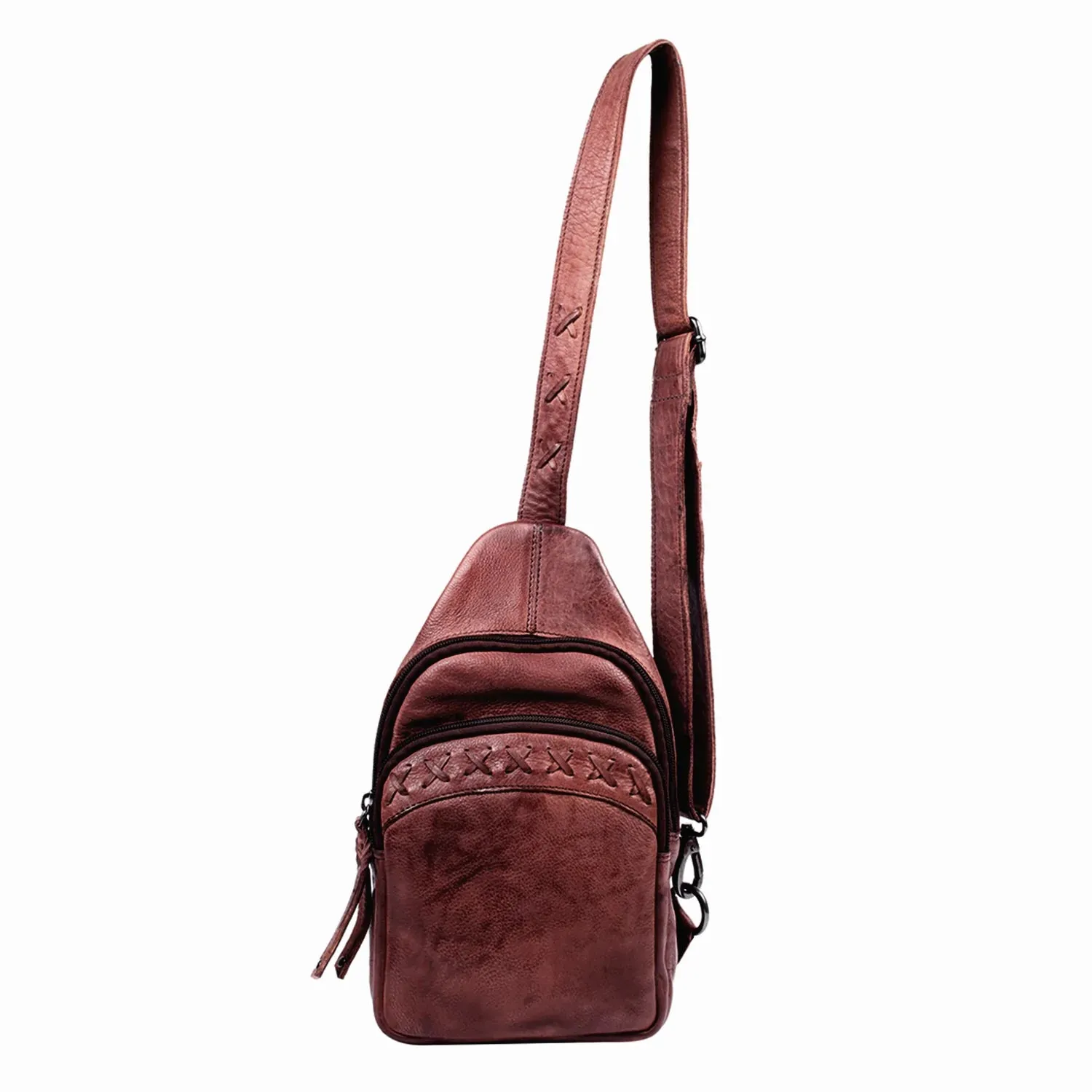 Taylor Leather Concealed Carry Sling Backpack