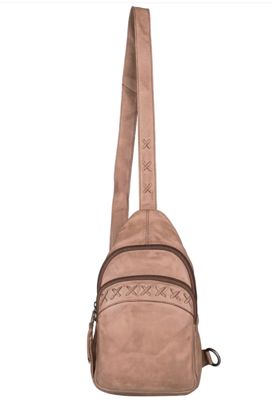 Taylor Leather Concealed Carry Sling Backpack