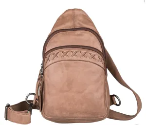 Taylor Leather Concealed Carry Sling Backpack