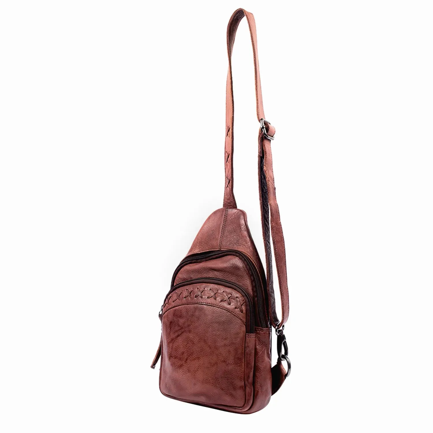 Taylor Leather Concealed Carry Sling Backpack