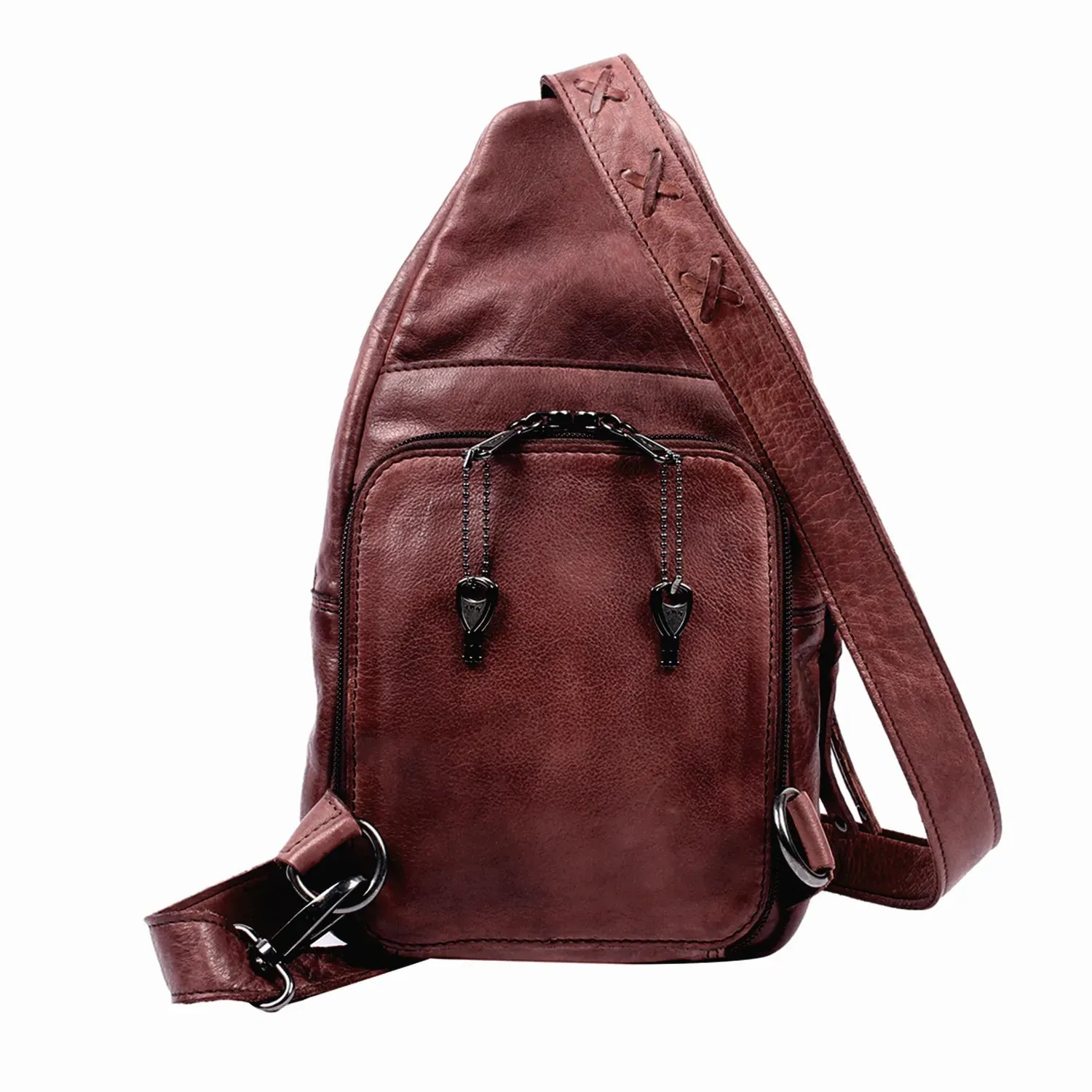 Taylor Leather Concealed Carry Sling Backpack