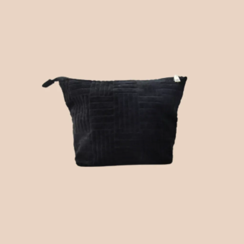 Terry Makeup Pouch - Black