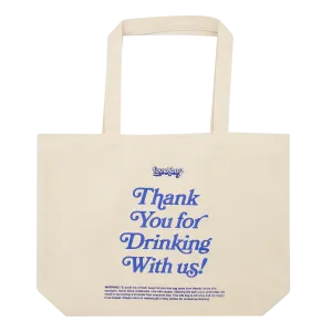 Thank You For Drinking Tote - Blue