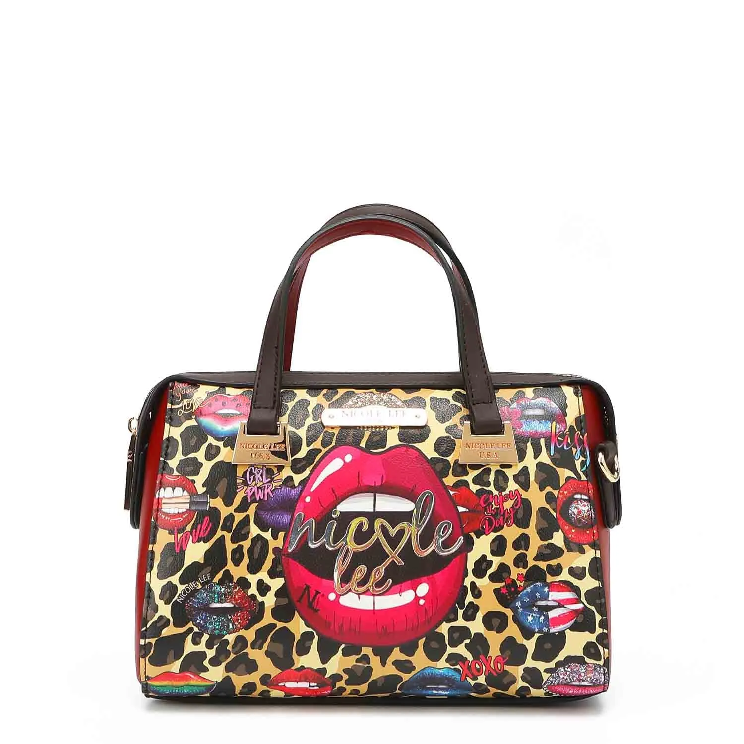 WILD LIPS 3 PIECE SET (Shopper, Mini Boston, Clutch)