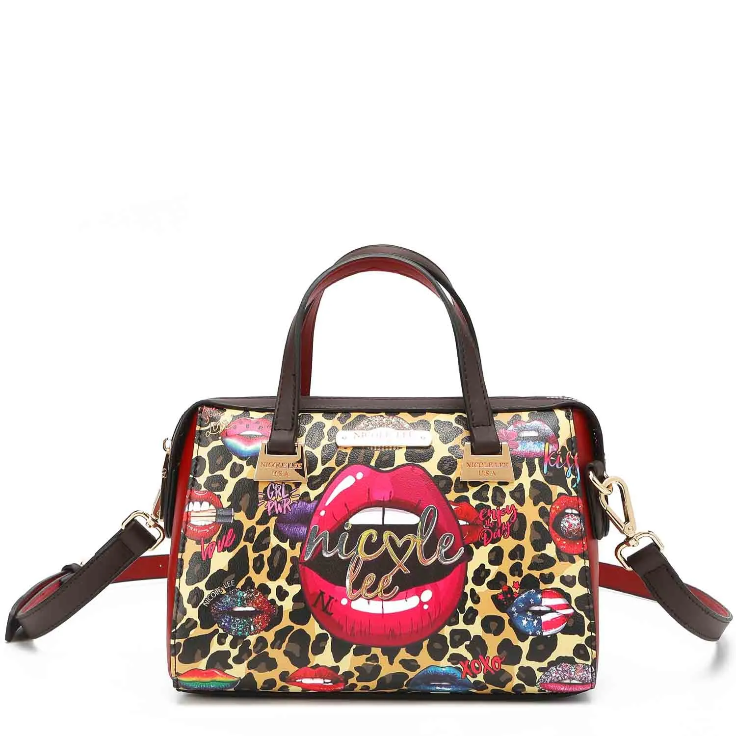 WILD LIPS 3 PIECE SET (Shopper, Mini Boston, Clutch)